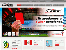 Tablet Screenshot of galac.com